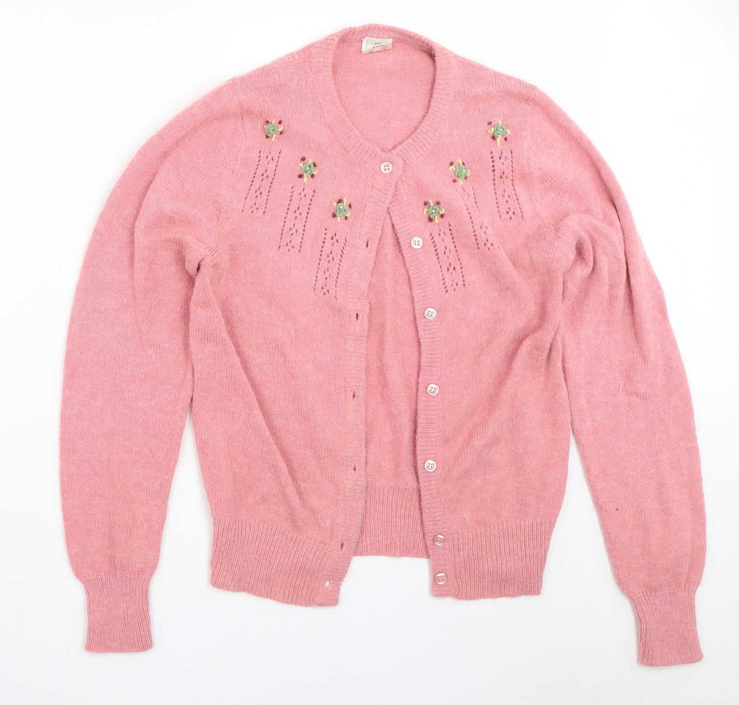 Preworn Womens Pink   Cardigan Jumper Size 12
