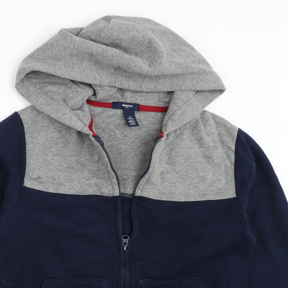 Gap Boys Blue   Full Zip Hoodie Size 10-11 Years