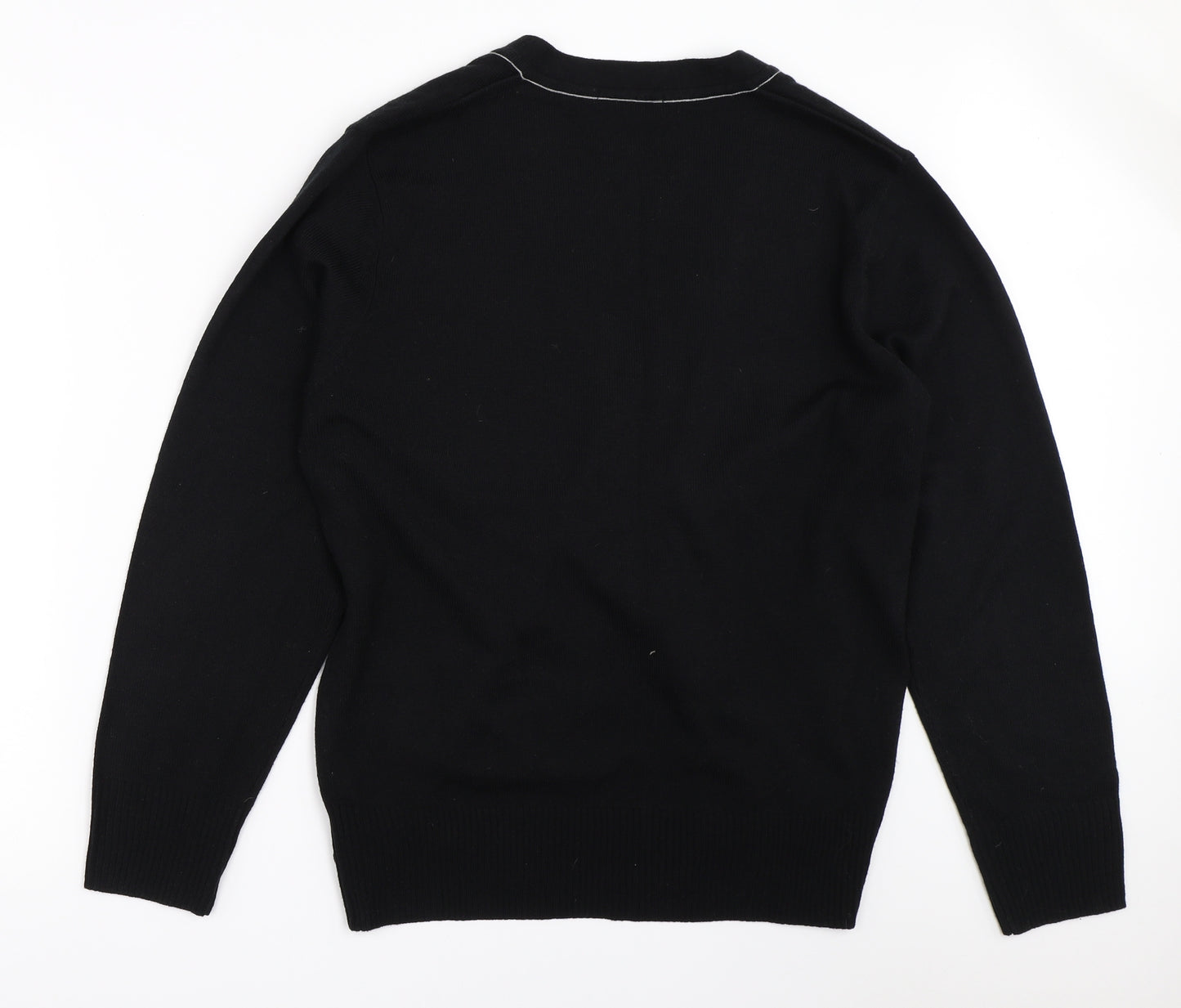 George Mens Black   Cardigan Jumper Size L