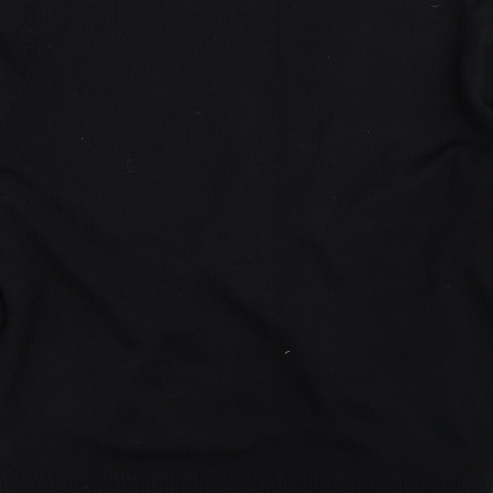 George Mens Black   Cardigan Jumper Size L
