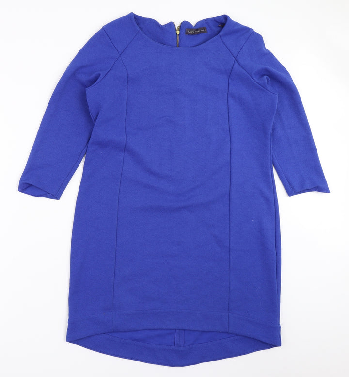Marks and Spencer Womens Blue Shift Size 12