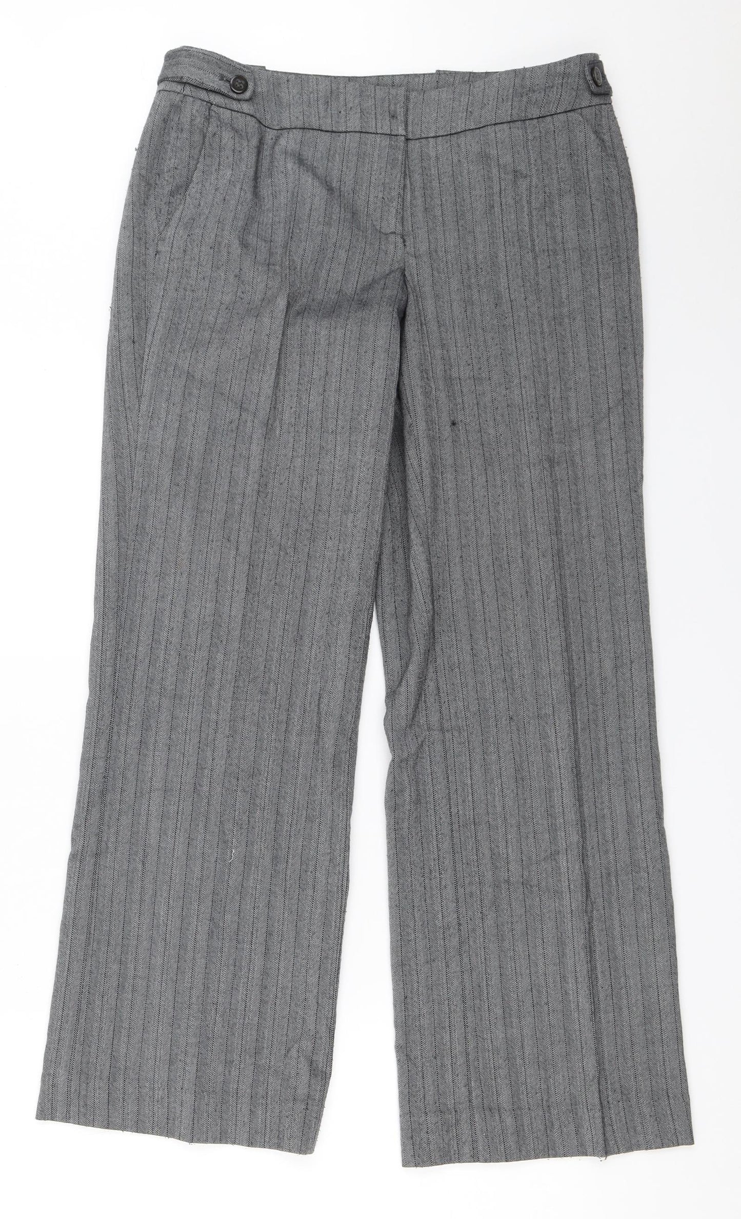 ESPIRIT Womens Grey   Trousers  Size 8 L28 in