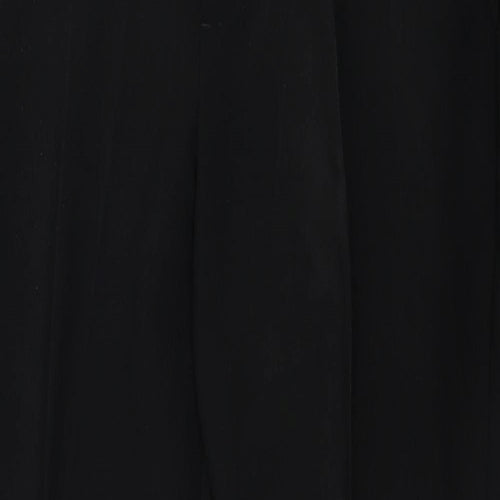 Peacocks Mens Black   Trousers  Size 34 in L28 in