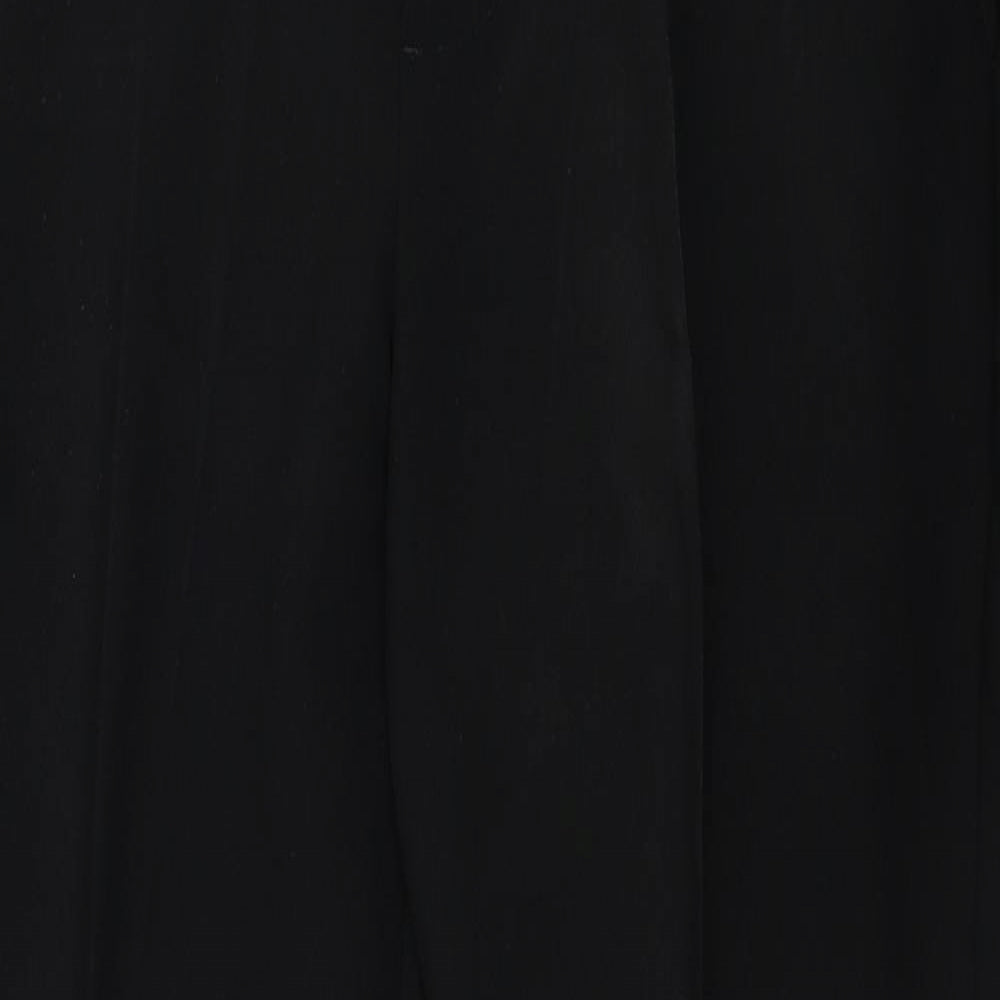 Peacocks Mens Black   Trousers  Size 34 in L28 in