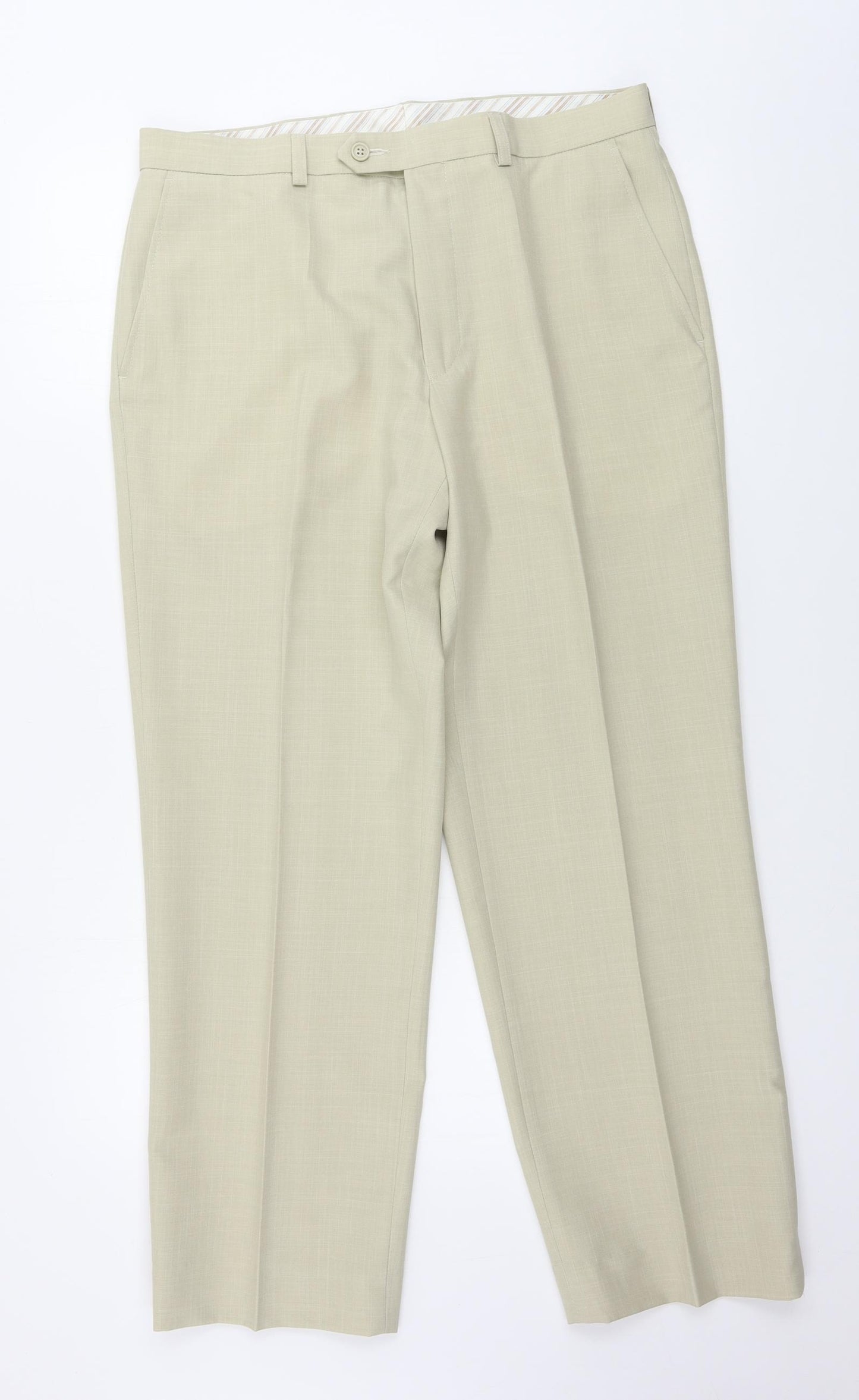 Marks and Spencer  Mens Beige   Trousers  Size 34 in L29 in