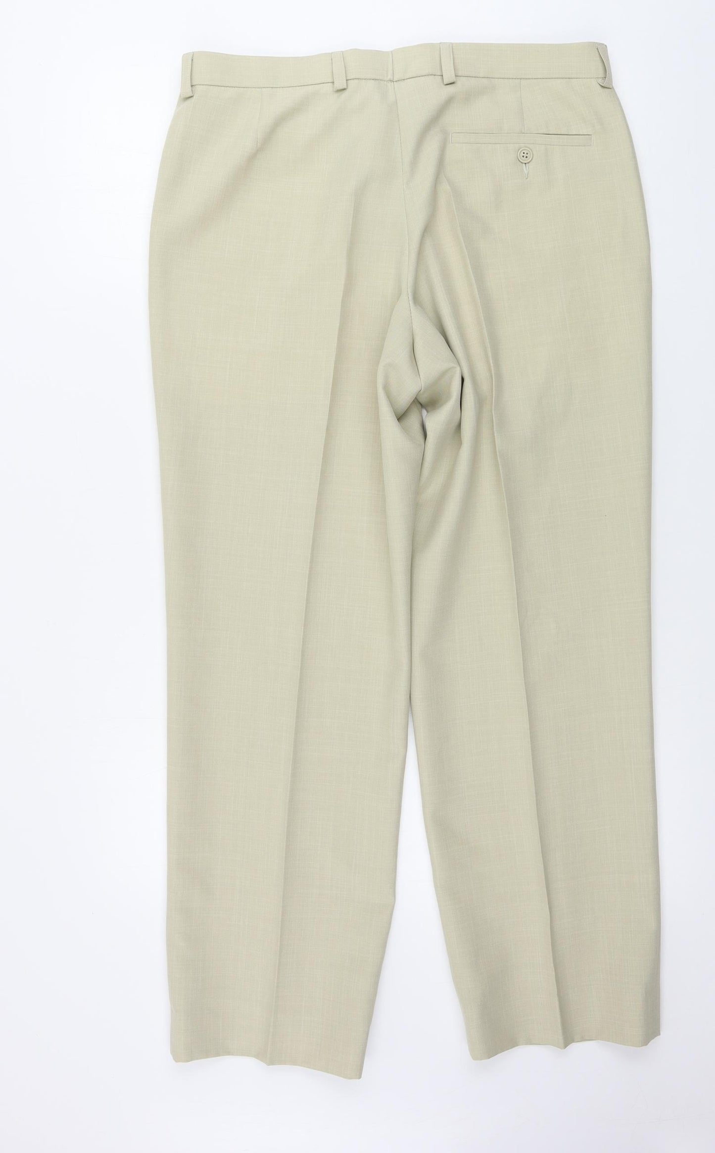 Marks and Spencer  Mens Beige   Trousers  Size 34 in L29 in