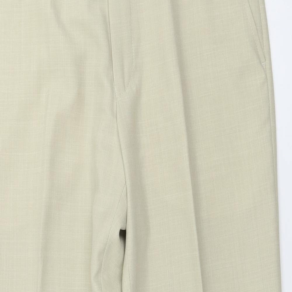 Marks and Spencer  Mens Beige   Trousers  Size 34 in L29 in