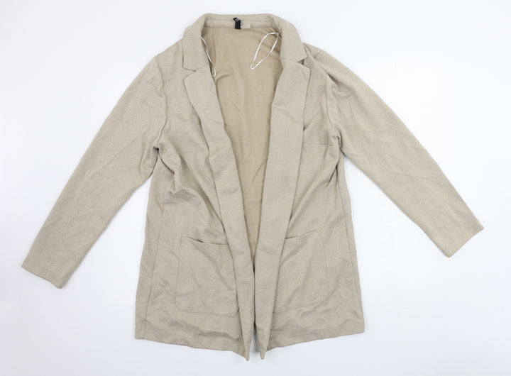 H&M Womens Beige Cardigan Jumper Size L