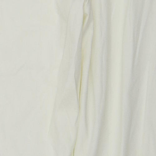 PRETTYLITTLETHING Womens Ivory   Trousers  Size 6 L25 in