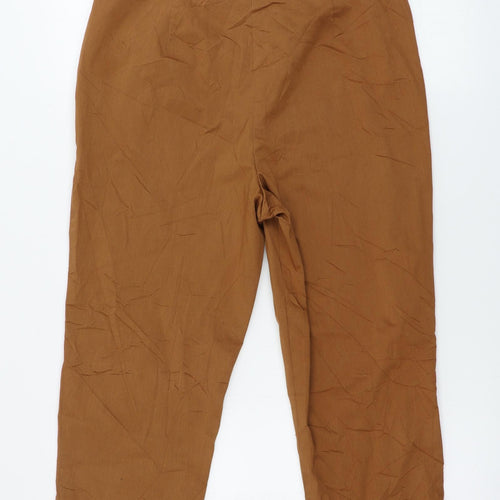Marks and Spencer  Womens Brown   Trousers  Size 14 L21 in