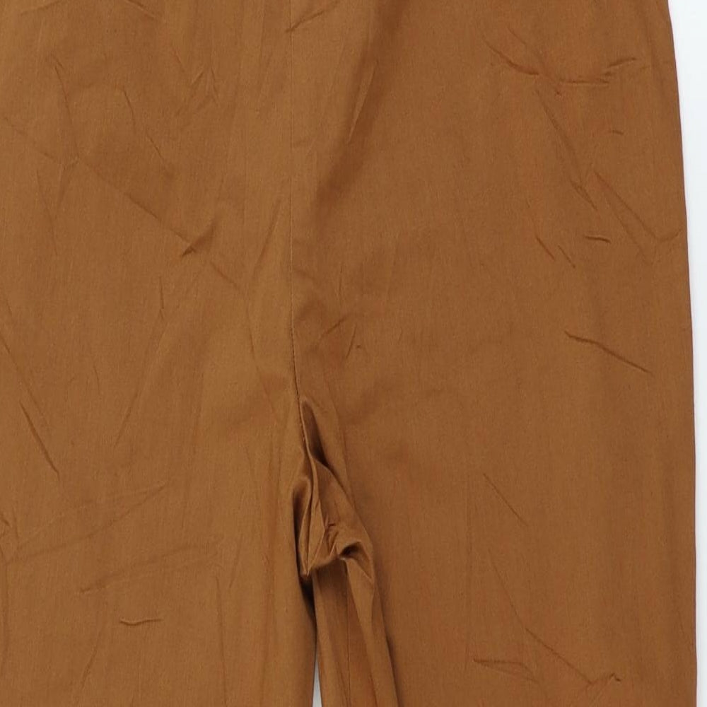 Marks and Spencer  Womens Brown   Trousers  Size 14 L21 in