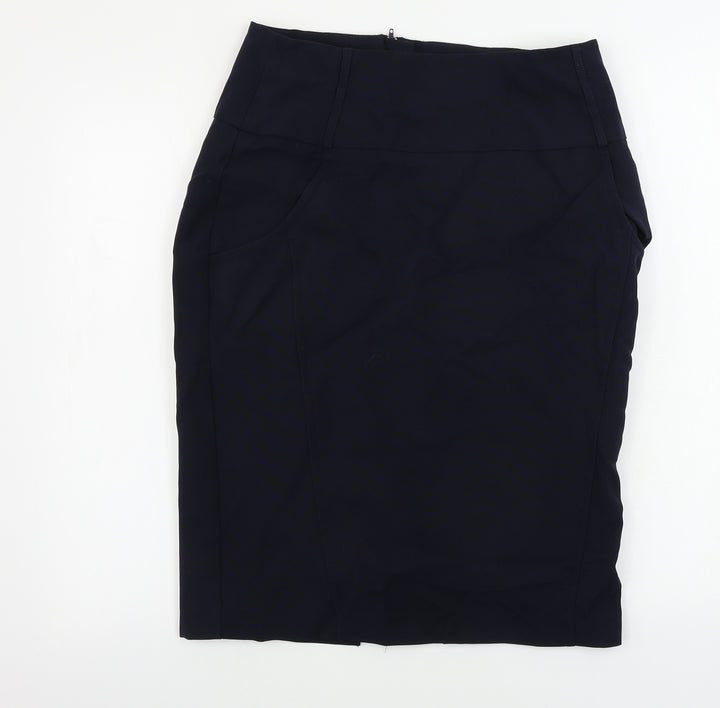 Atmosphere Womens Blue Bandage Skirt Size 12