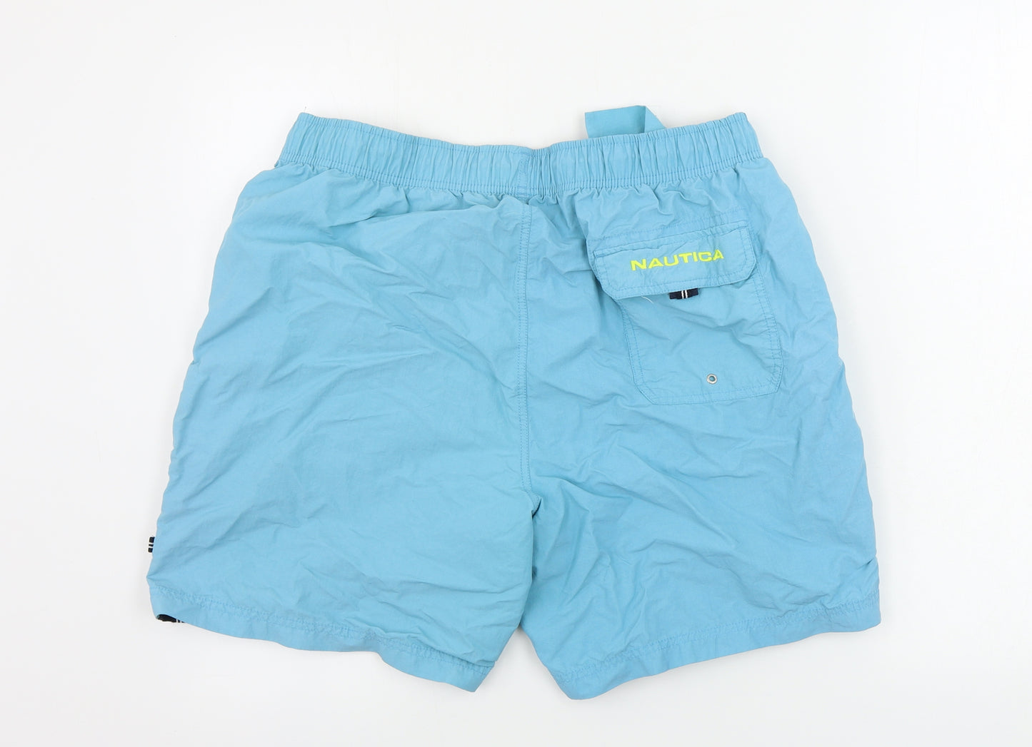 Nautica Mens Blue   Bermuda Shorts Size 34 in