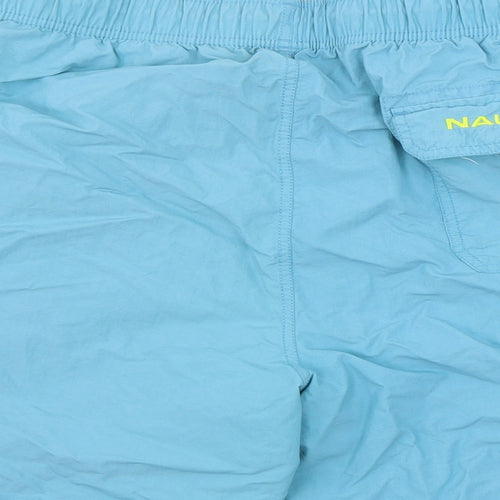 Nautica Mens Blue   Bermuda Shorts Size 34 in