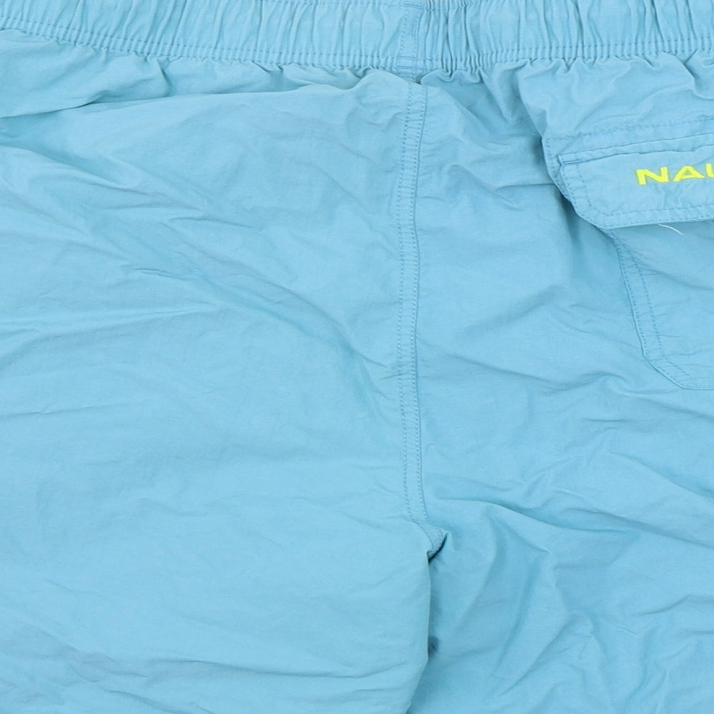 Nautica Mens Blue   Bermuda Shorts Size 34 in