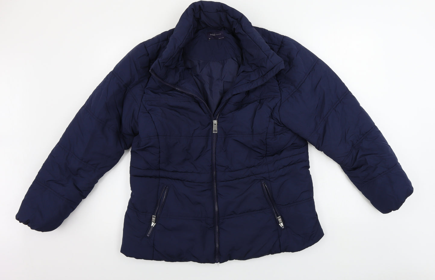 Marks and Spencer  Womens Blue   Jacket Coat Size 16