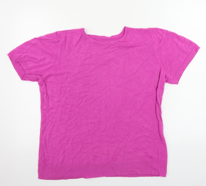 BHS Womens Pink Pullover Jumper Size 18