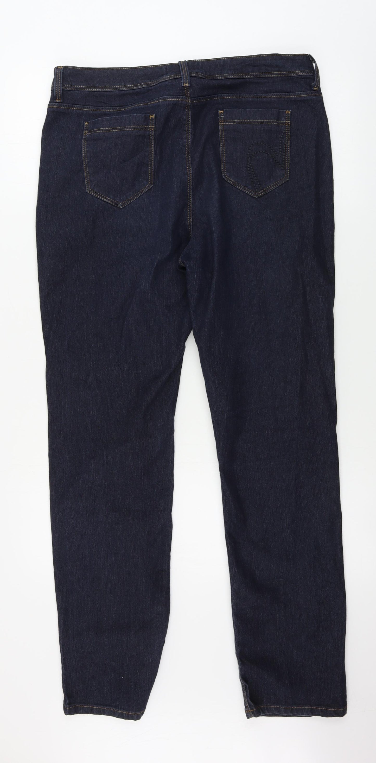 Per Una  Womens Blue   Straight Jeans Size 16 L28 in