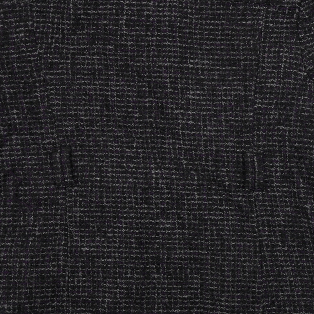 Debenhams  Womens Purple Check  Jacket Coat Size 20