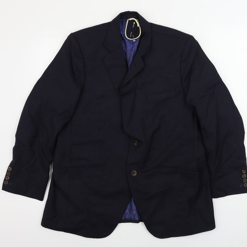 Preworn  Mens Blue   Jacket Blazer Size 40