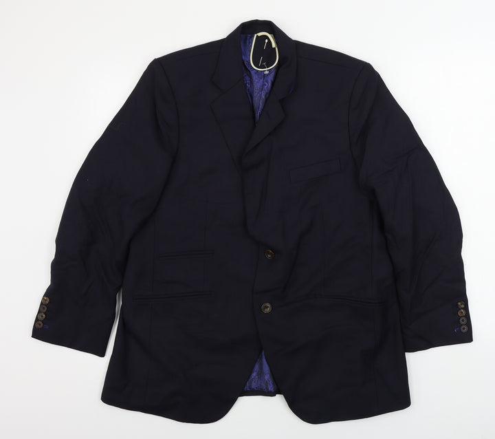 Preworn  Mens Blue   Jacket Blazer Size 40