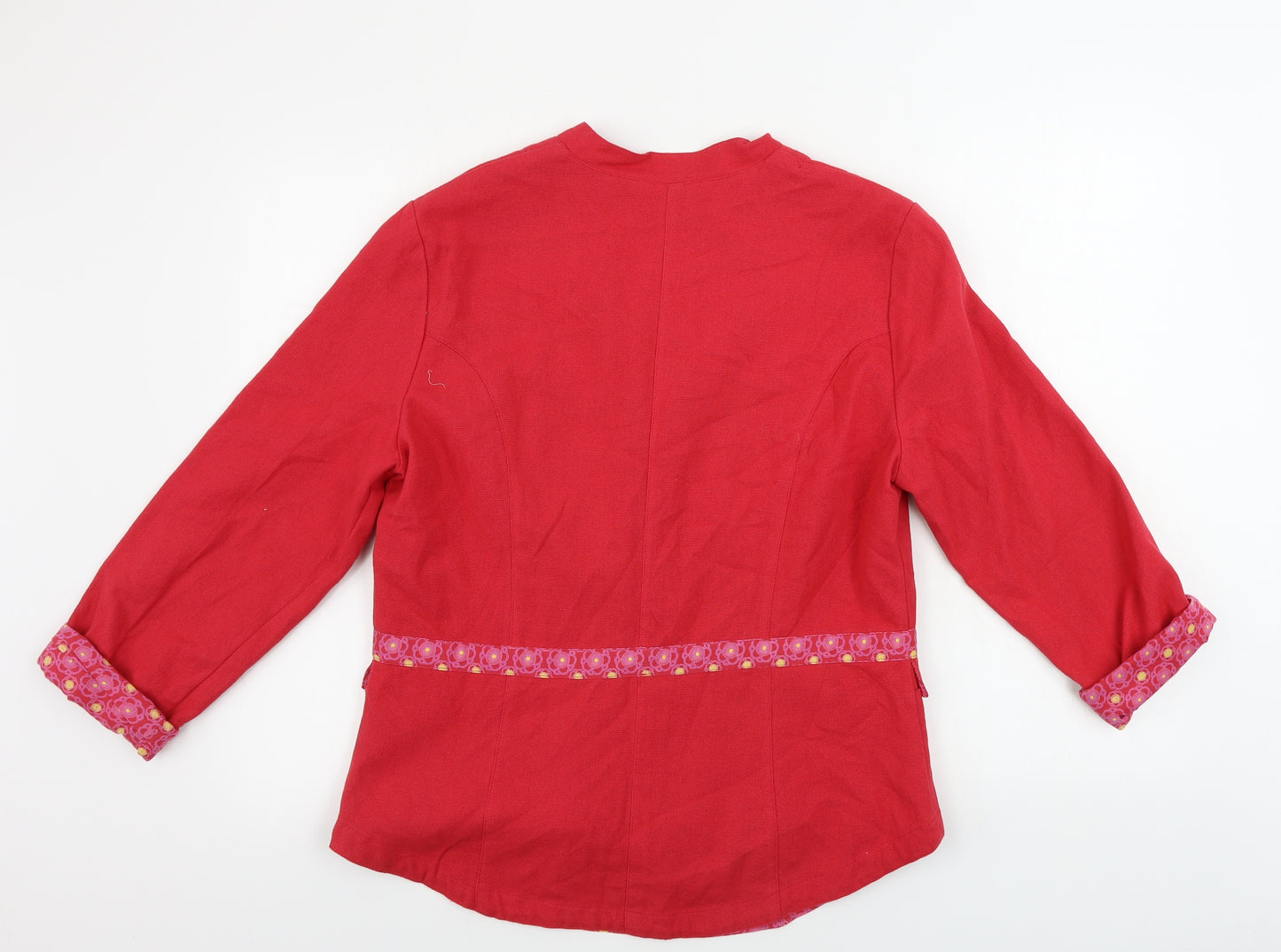 la flance du mekong Womens Red   Jacket Coat Size L