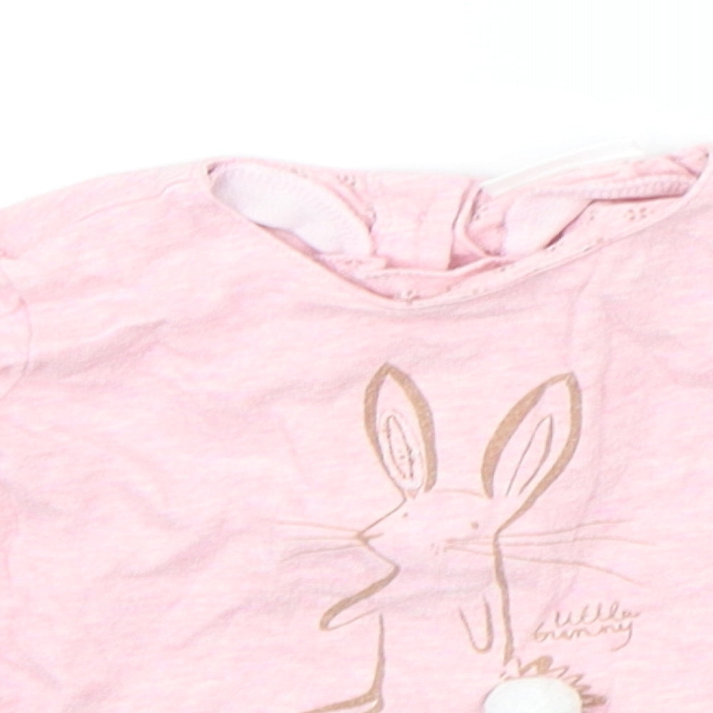 NEXT Baby Pink   Basic T-Shirt Size 3-6 Months  - Rabit
