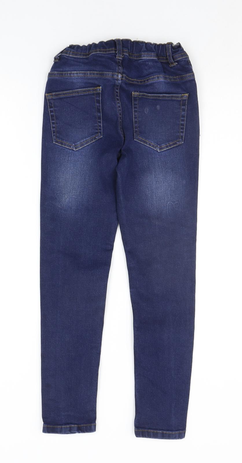 Denim & Co. Girls Blue   Skinny Jeans Size 9-10 Years