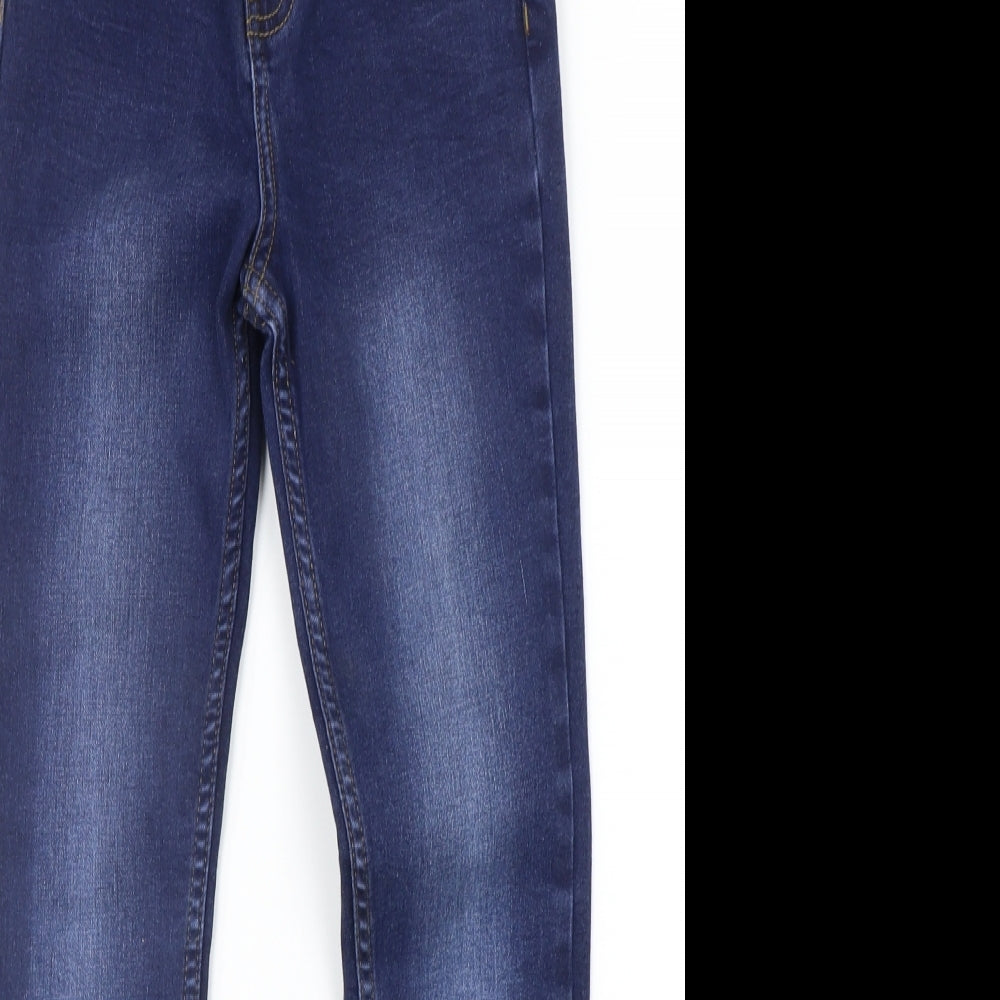 Denim & Co. Girls Blue   Skinny Jeans Size 9-10 Years