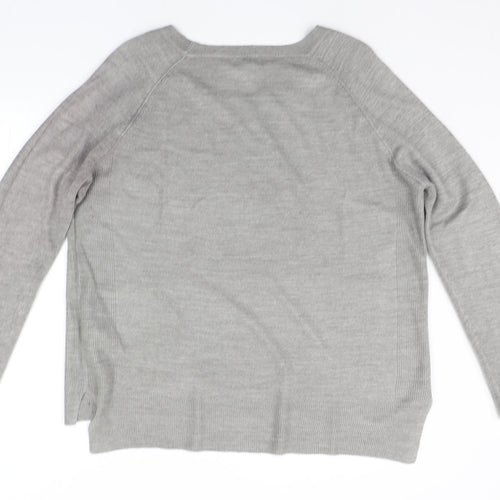 Primark Womens Grey   Cardigan Jumper Size 2XL