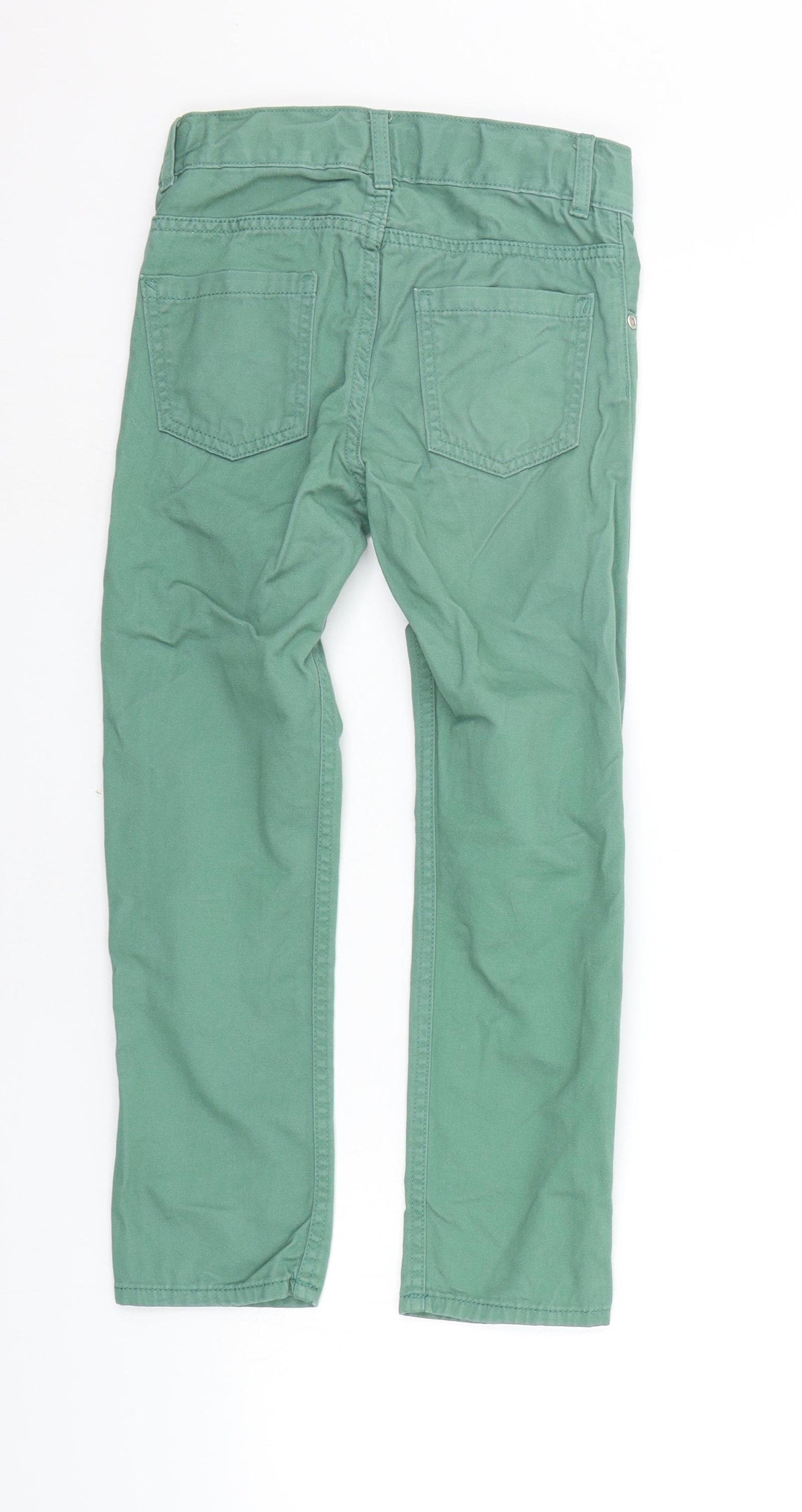 H&M Boys Green   Chino Trousers Size 8-9 Years