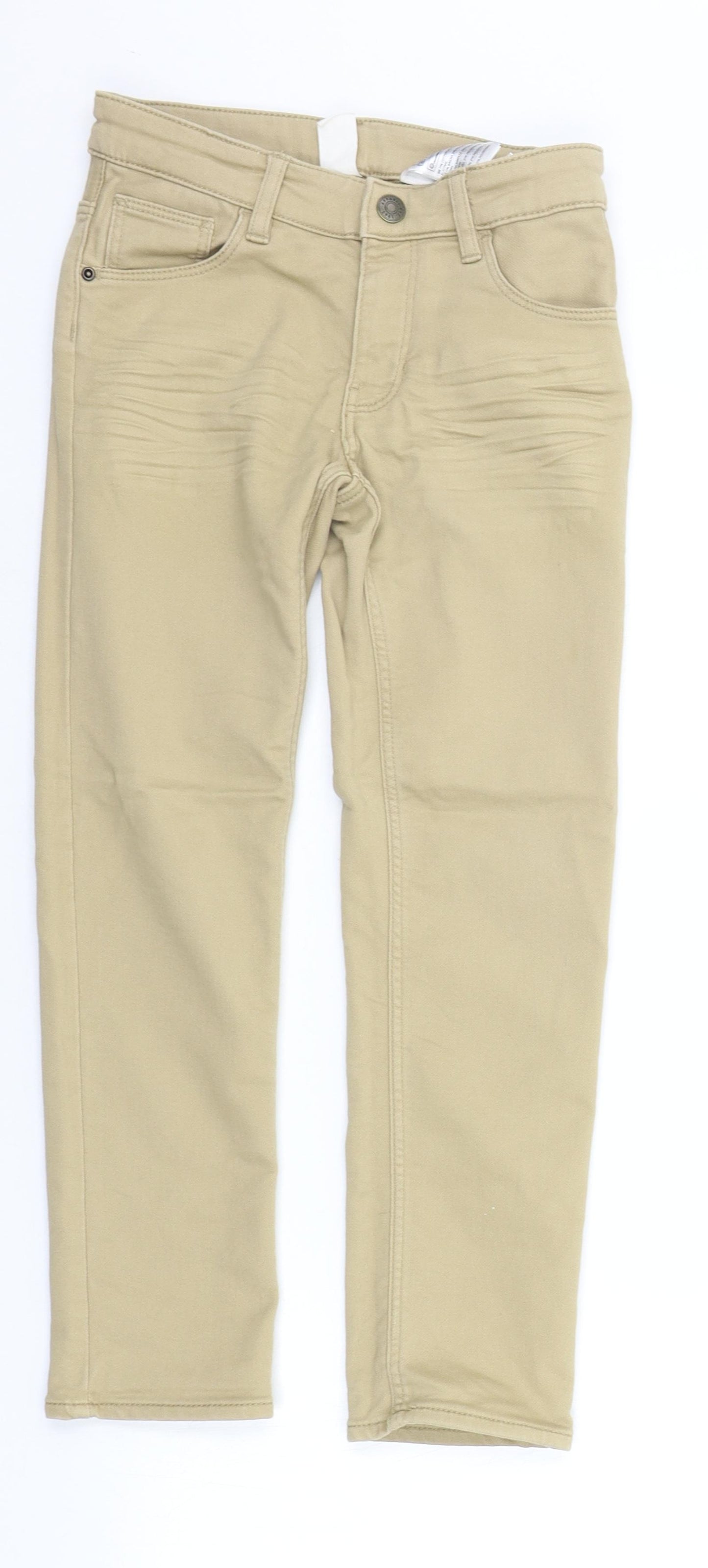 H&M Girls Beige   Chino Trousers Size 8-9 Years