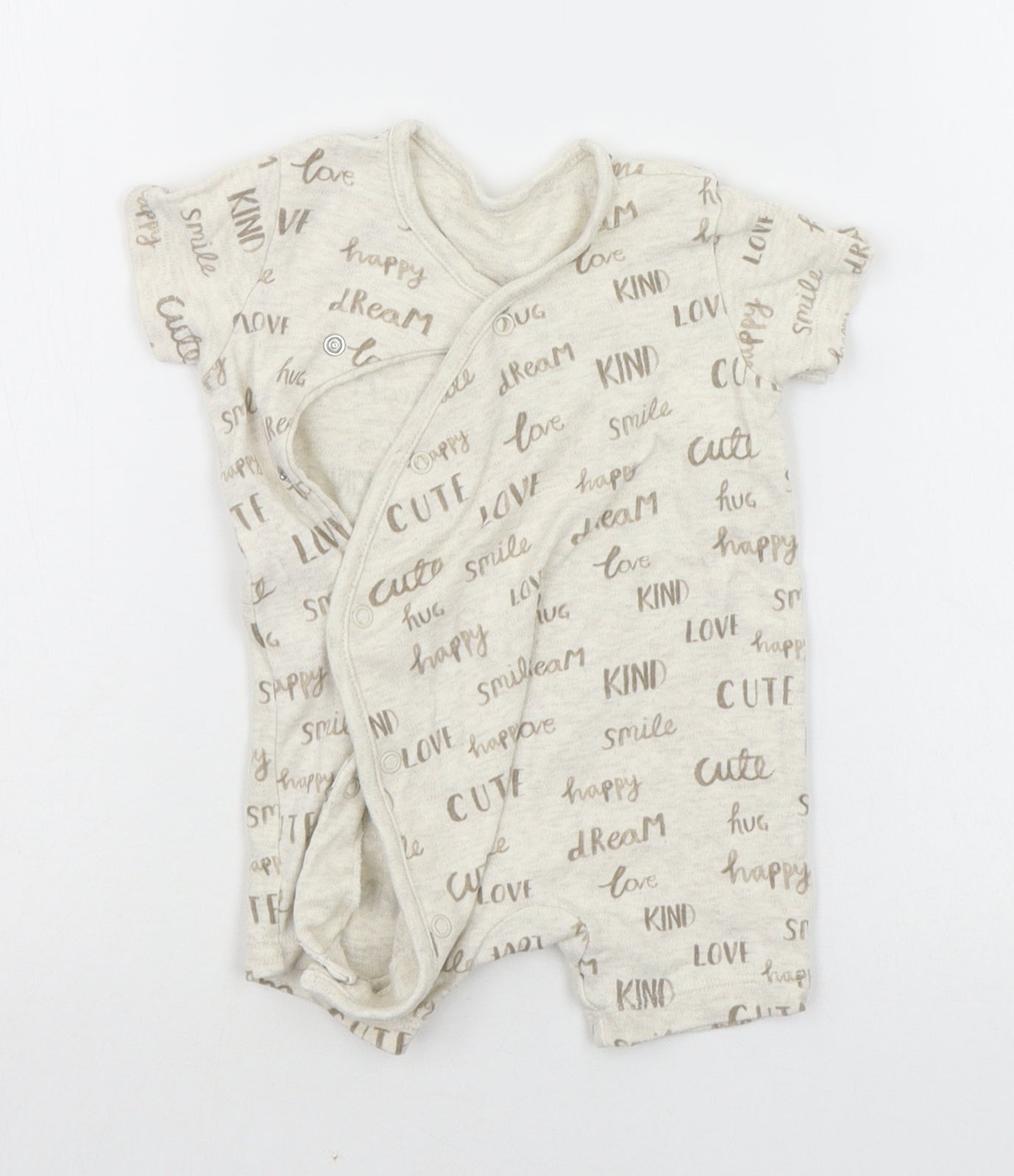 George Baby Beige Ikat  Babygrow One-Piece Size 3-6 Months  - LOVE