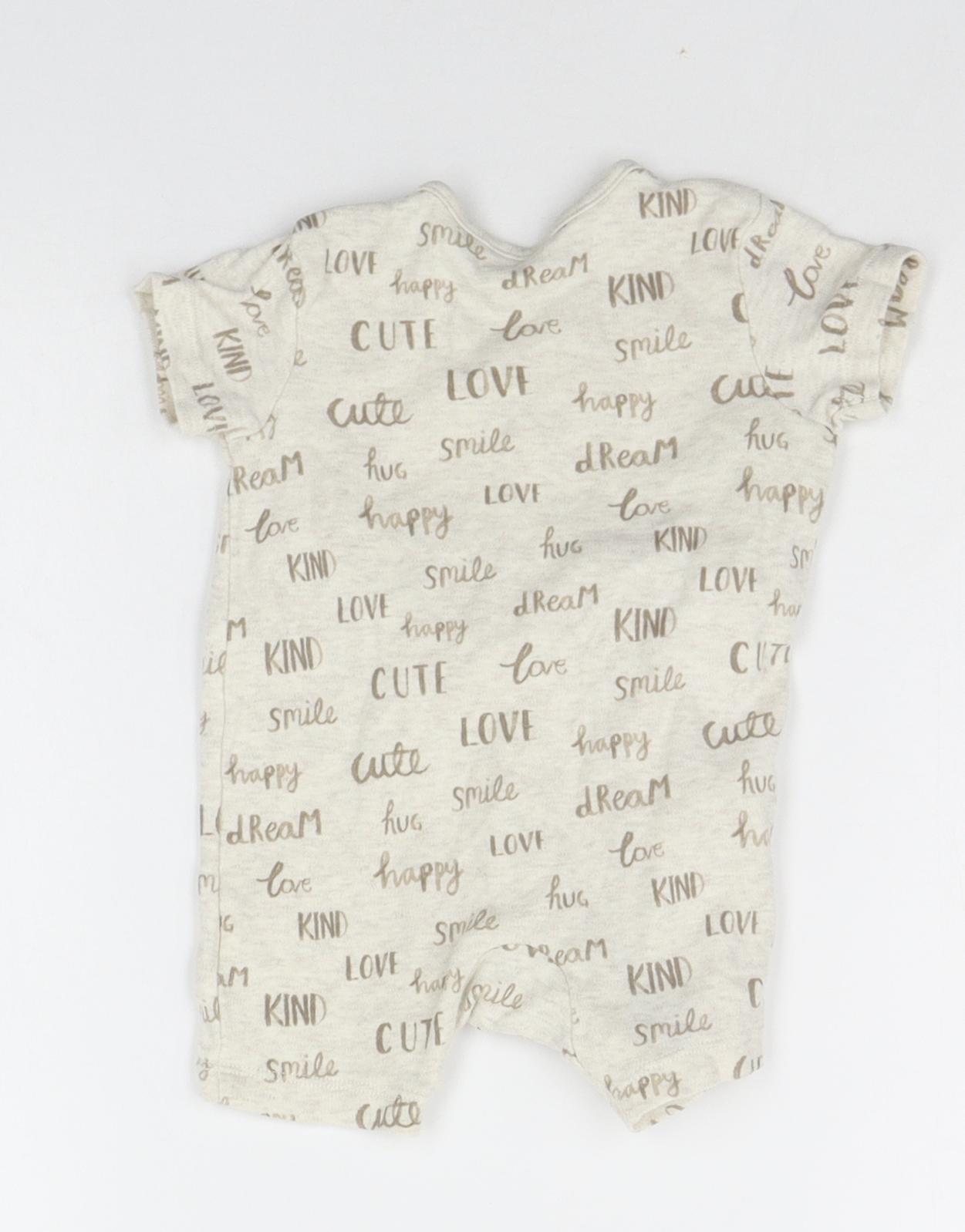 George Baby Beige Ikat  Babygrow One-Piece Size 3-6 Months  - LOVE