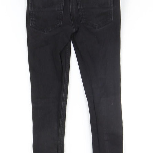 NEXT Girls Beige Ikat  Straight Jeans Size 5 Years - DISTRESSED