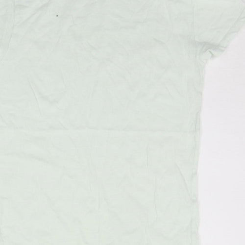 Primark Womens Green   Basic T-Shirt Size 2XS  - off to the sea