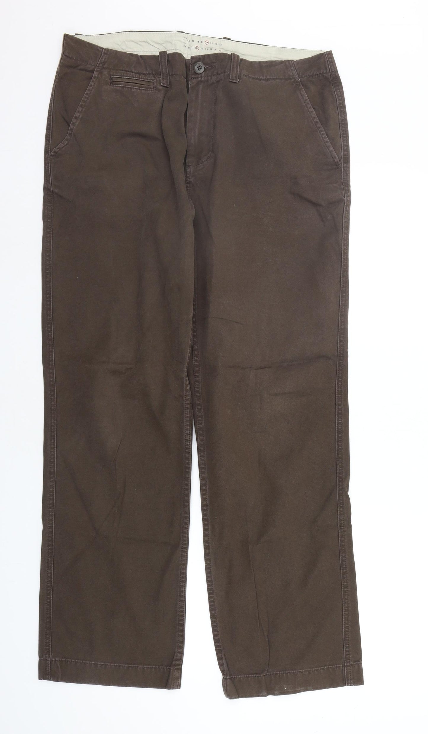 Gap Mens Brown   Trousers  Size 34 in L32 in