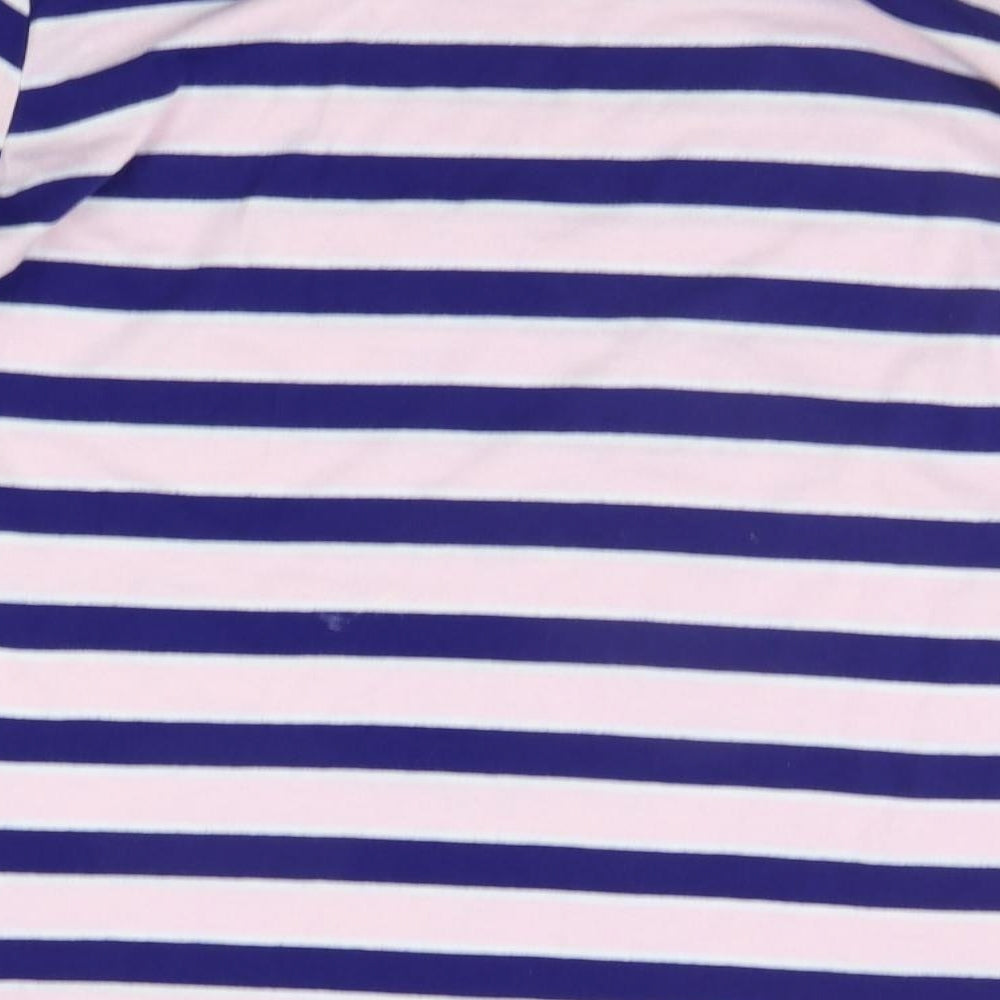 Crew Clothing Womens Pink Striped  Basic T-Shirt Size 16