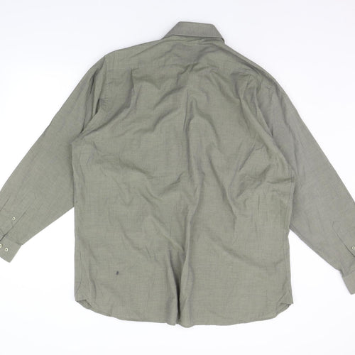 laine taylor Mens Green    Button-Up Size 16.5