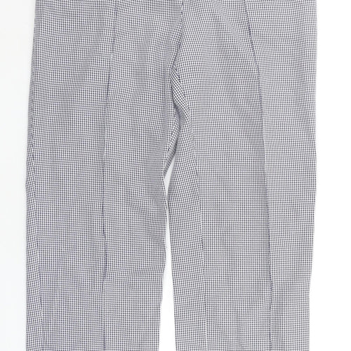 Damart Womens White Geometric  Trousers  Size 14 L28 in