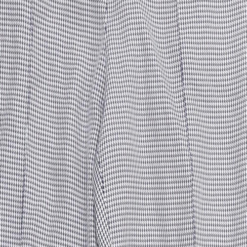 Damart Womens White Geometric  Trousers  Size 14 L28 in