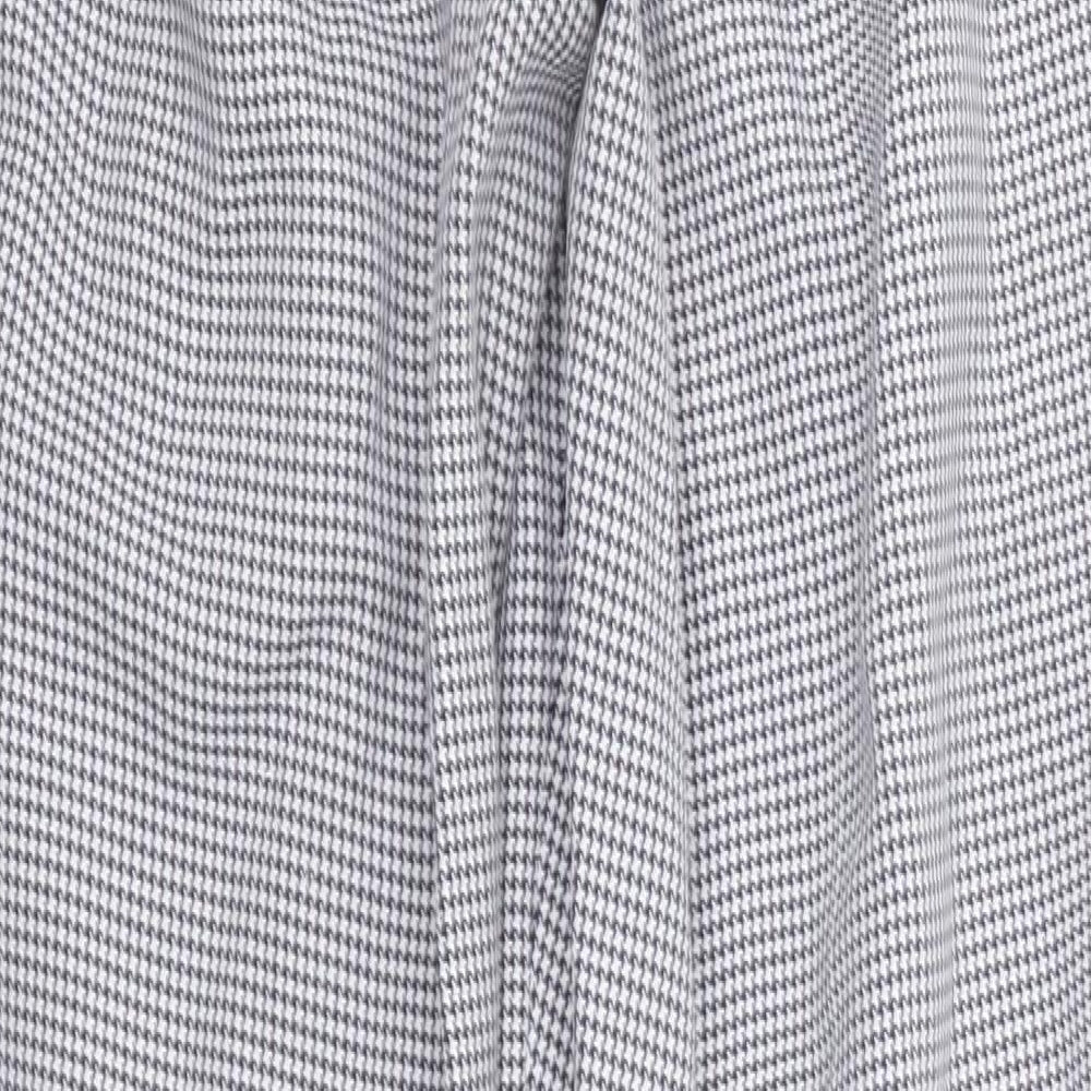 Damart Womens White Geometric  Trousers  Size 14 L28 in