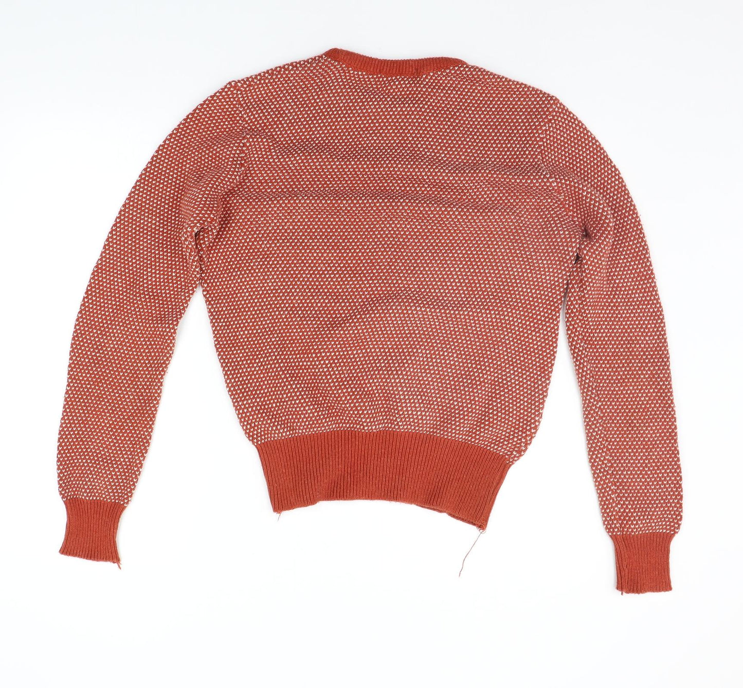 Barons Womens Orange   Pullover Jumper Size M