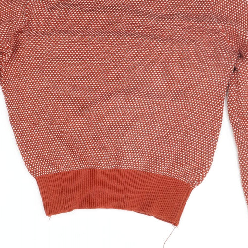 Barons Womens Orange   Pullover Jumper Size M