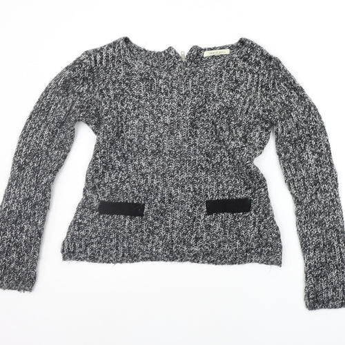 Brave Soul Womens Grey   Pullover Jumper Size XS