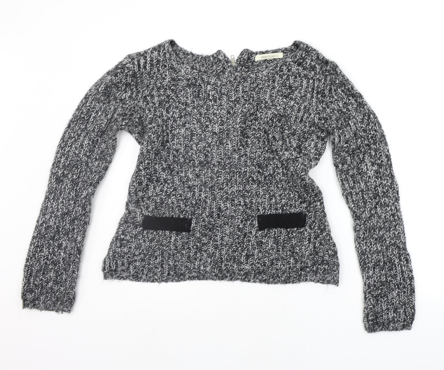 Brave Soul Womens Grey   Pullover Jumper Size XS