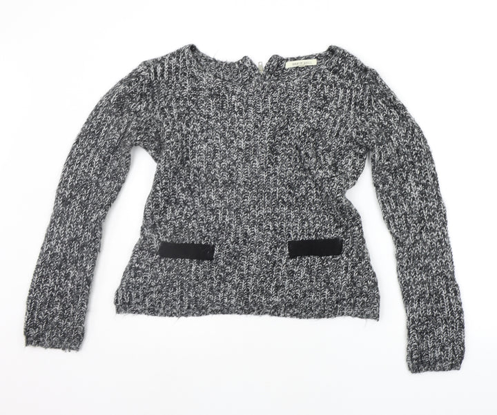 Brave Soul Womens Grey   Pullover Jumper Size XS