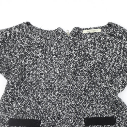 Brave Soul Womens Grey   Pullover Jumper Size XS