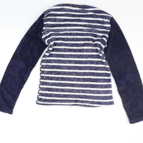 Hudson's Bay Womens Blue Striped  Top Pyjama Top Size S