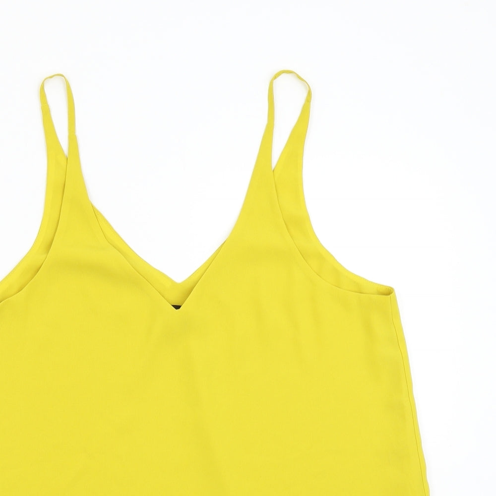 Topshop Womens Yellow   Camisole Tank Size 12